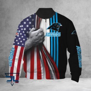 Carolina Panthers NFL Style Bomber Jacket For Fans