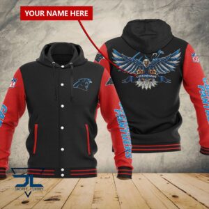Carolina Panthers NFL Style Hooded Baseball Jacket For Fan