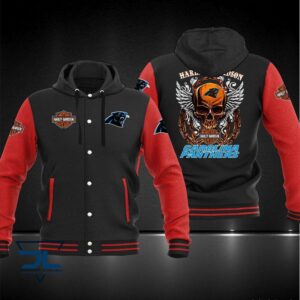 Carolina Panthers NFL Style Hooded Baseball Jacket For Fan
