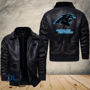 Carolina Panthers NFL Style Leather Jacket For Fans