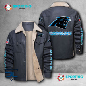 Carolina Panthers NFL Style Leather Jacket For Fans
