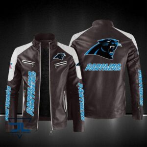 Carolina Panthers NFL Style Leather Jacket For Fans