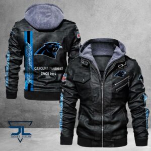 Carolina Panthers NFL Style Leather Jacket For Fans