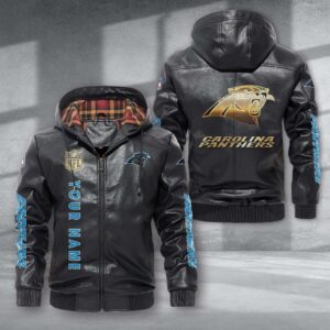 Carolina Panthers NFL Style Leather Jacket For Fans