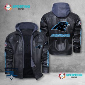 Carolina Panthers NFL Style Leather Jacket For Fans