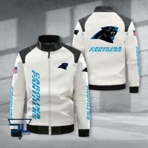 Carolina Panthers NFL Style Leather Jacket For Fans