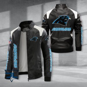 Carolina Panthers NFL Style Leather Jacket For Fans