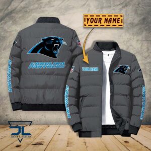 Carolina Panthers NFL Style Puffer Jacket For Fans