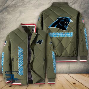 Carolina Panthers NFL Style Puffer Jacket For Fans