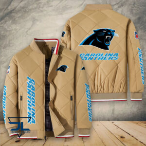Carolina Panthers NFL Style Puffer Jacket For Fans
