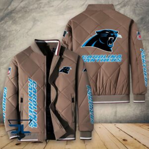 Carolina Panthers NFL Style Puffer Jacket For Fans