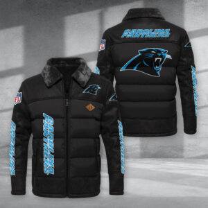 Carolina Panthers NFL Style Puffer Jacket For Fans