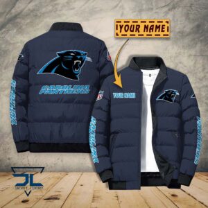Carolina Panthers NFL Style Puffer Jacket For Fans