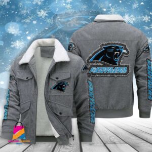 Carolina Panthers NFL Style Thermal Cotton Jacket Prim For Fans