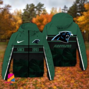 Carolina Panthers NFL Style Windbreaker Jacket For Fans