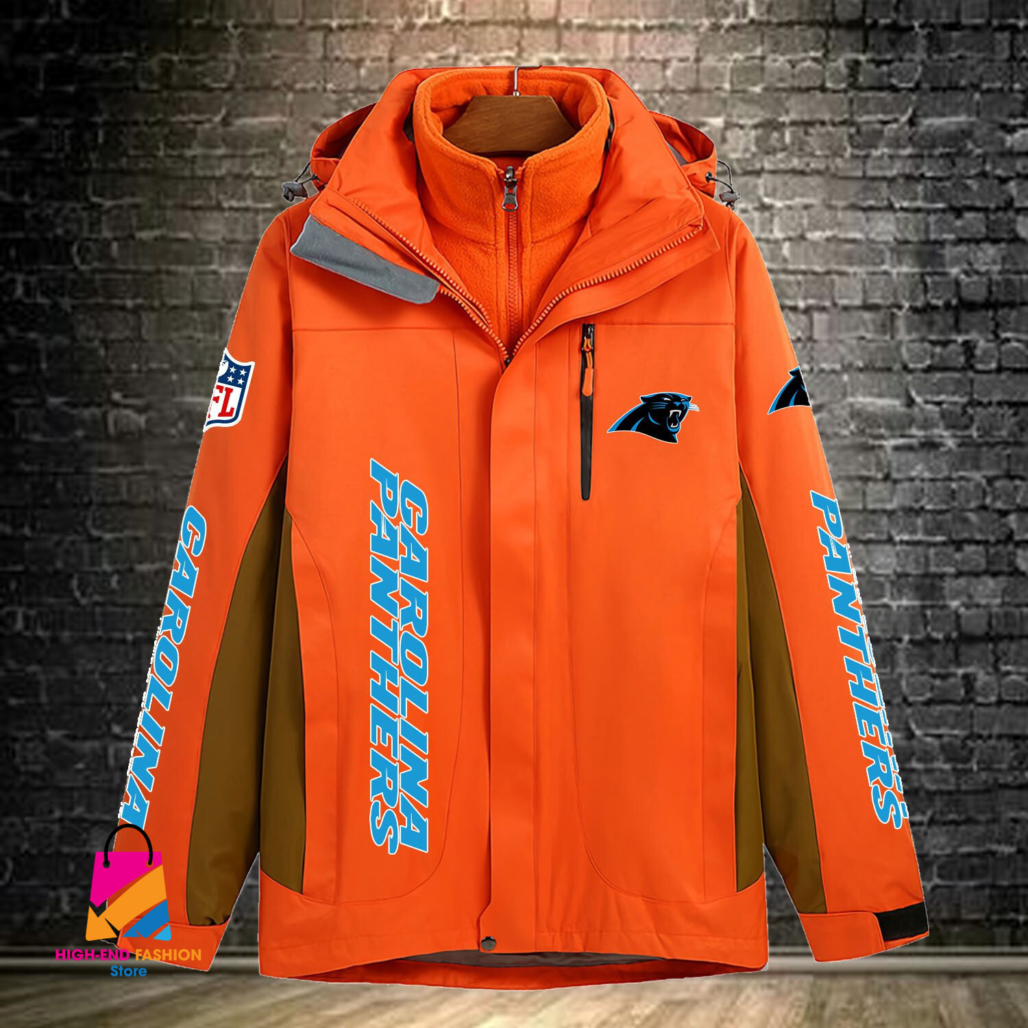 Carolina Panthers NFL Style Windbreaker Jacket For Fans