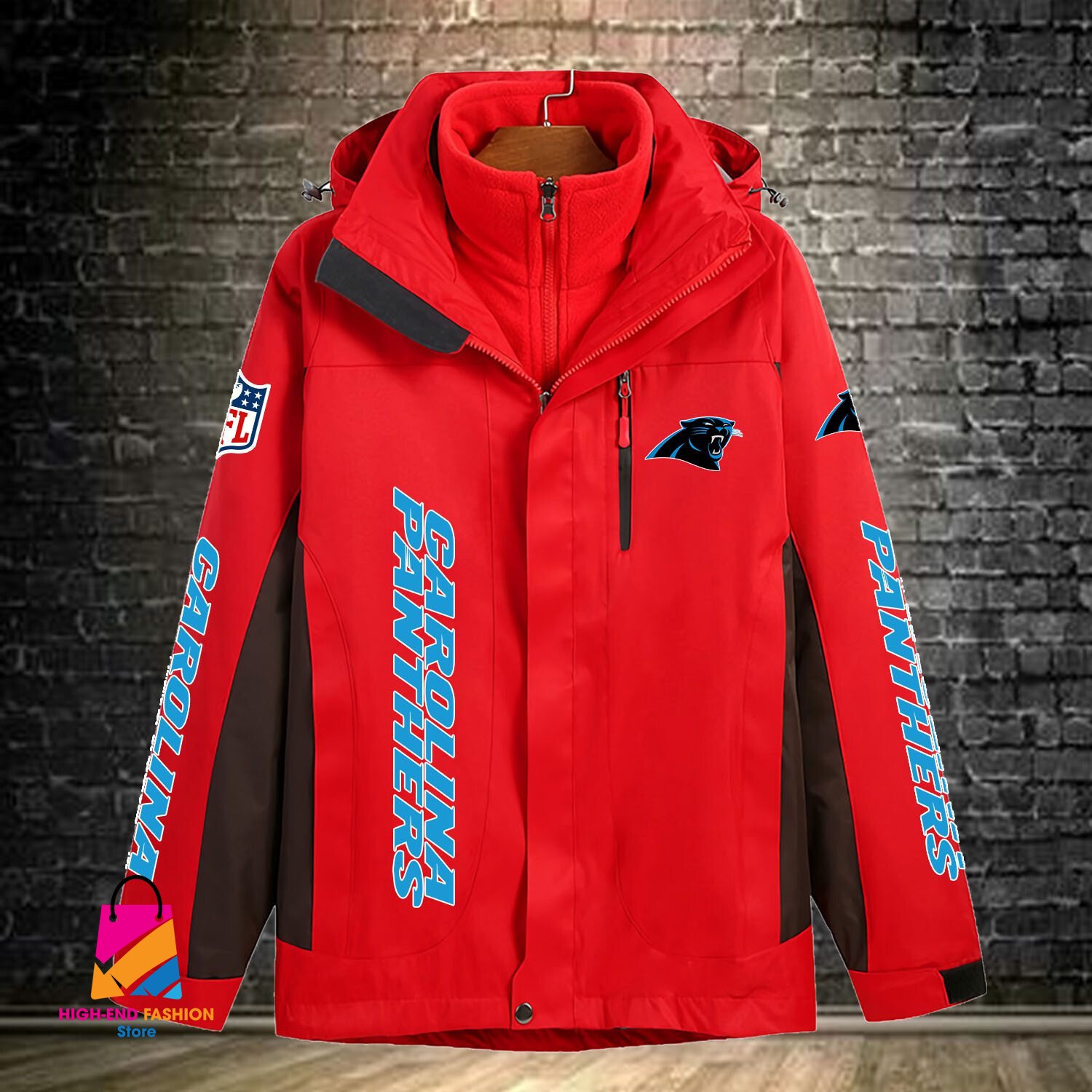 Carolina Panthers NFL Style Windbreaker Jacket For Fans