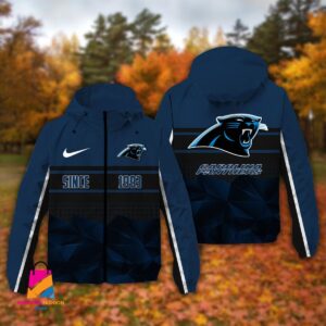 Carolina Panthers NFL Style Windbreaker Jacket For Fans