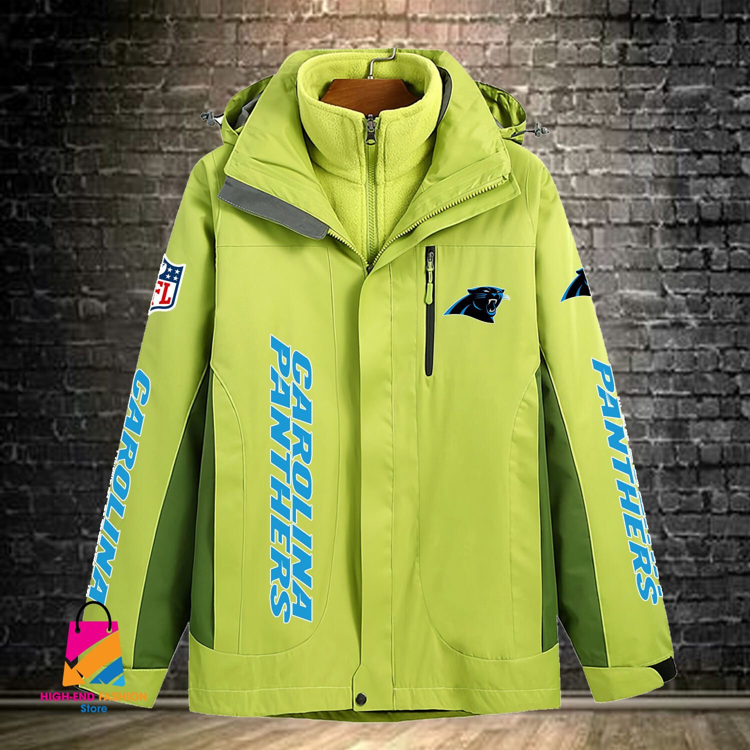Carolina Panthers NFL Style Windbreaker Jacket For Fans