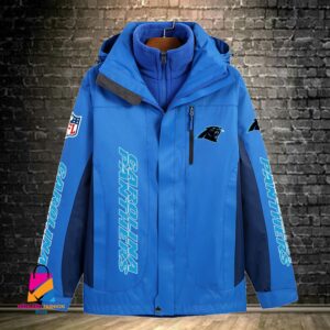 Carolina Panthers NFL Style Windbreaker Jacket For Fans