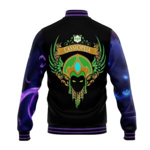Cassiopeia League Of Legends Games Style Baseball Jacket For Fans