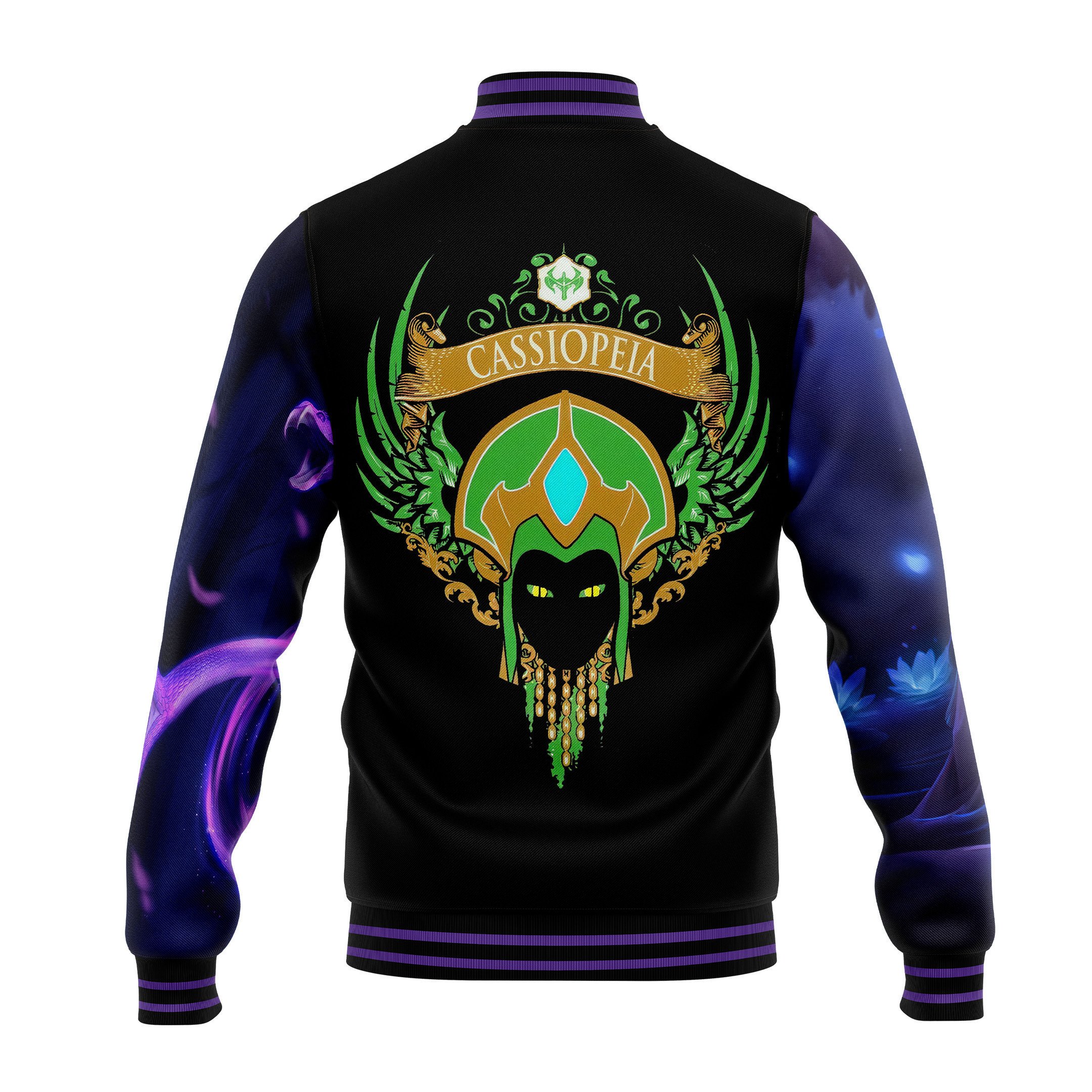 Cassiopeia League Of Legends Games Style Baseball Jacket For Fans