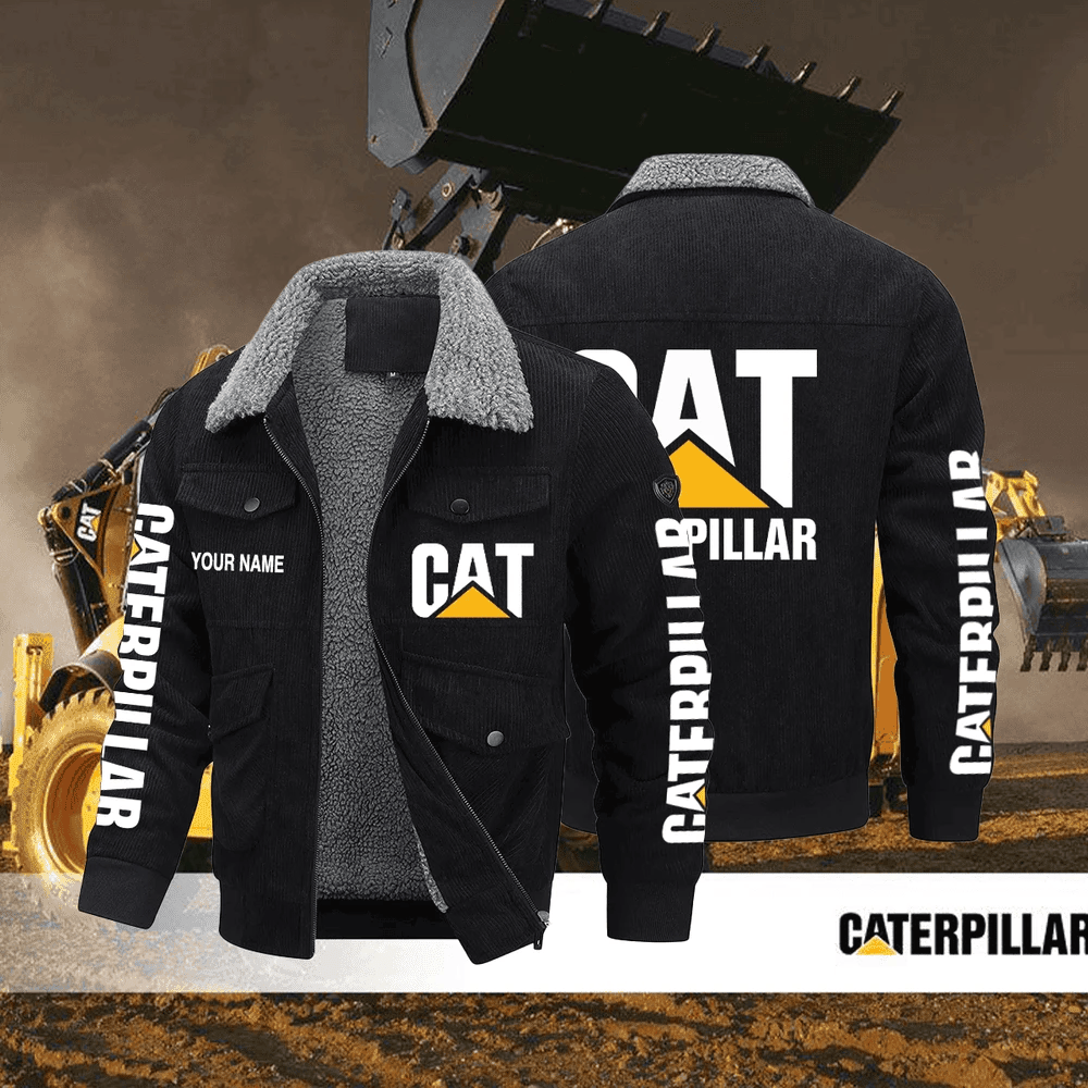 Caterpillar Company Style Thermal Cotton Jacket Prim For Fans
