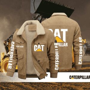 Caterpillar Company Style Thermal Cotton Jacket Prim For Fans