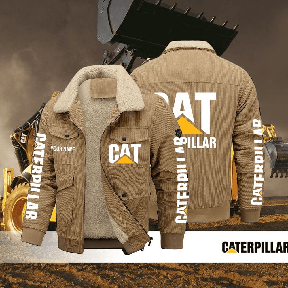 Caterpillar Company Style Thermal Cotton Jacket Prim For Fans