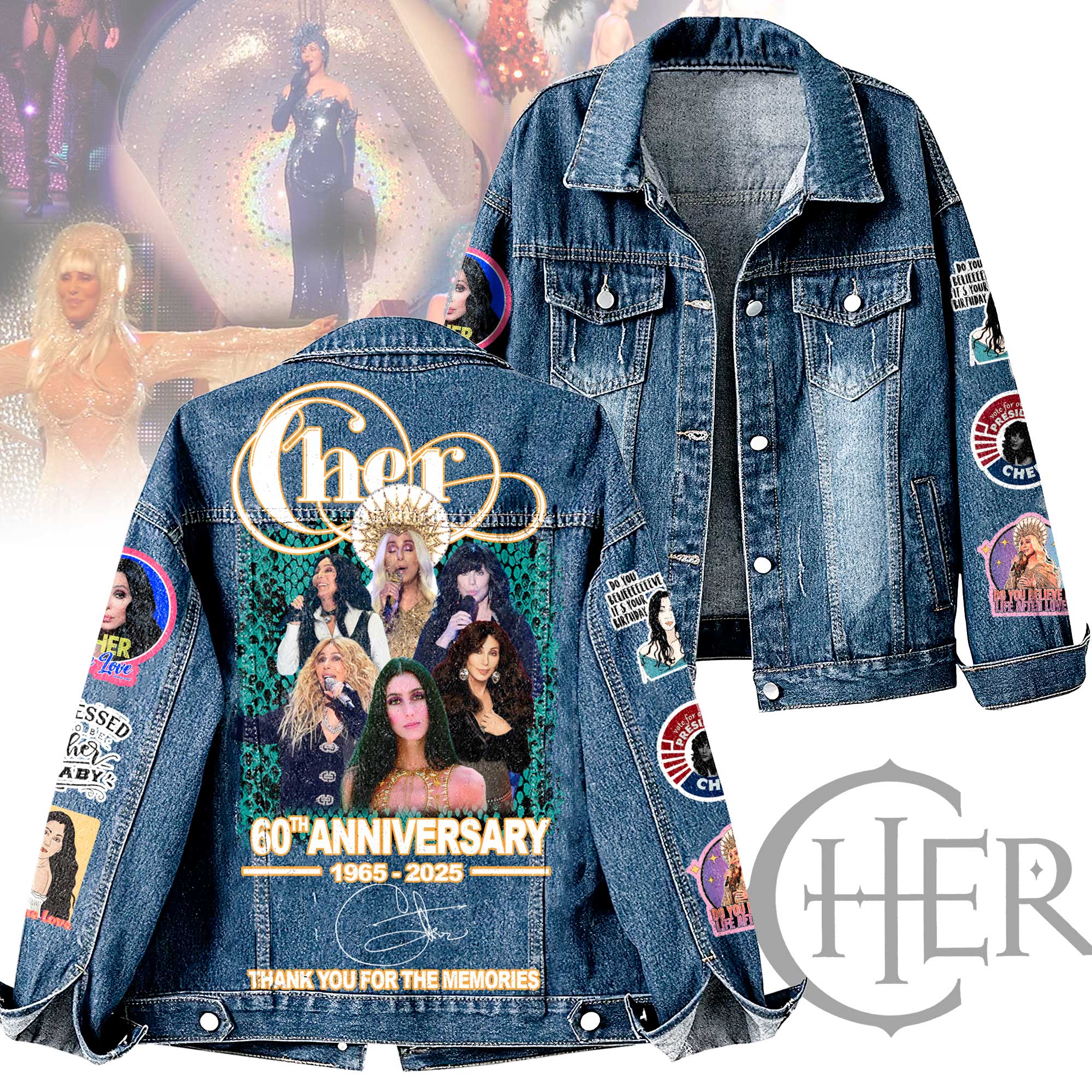 Cher Music Denim Jacket Gift For Fans