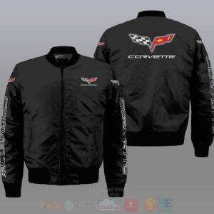 Chevrolet Corvette Car Style Bomber Jacket For Fans