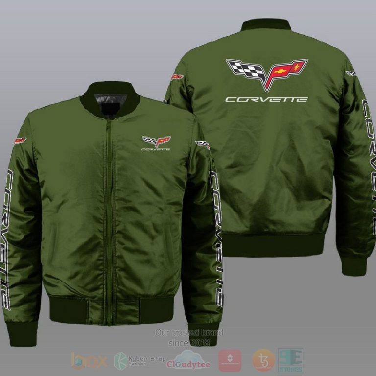 Chevrolet Corvette Car Style Bomber Jacket For Fans