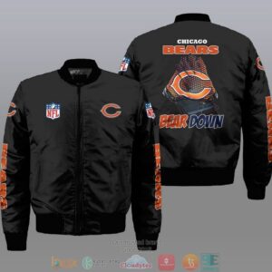 Chicago Bears NFL Style Bomber Jacket For Fans
