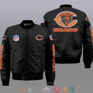 Chicago Bears NFL Style Bomber Jacket For Fans
