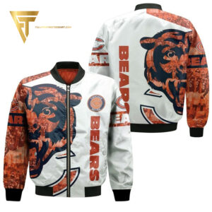 Chicago Bears NFL Style Bomber Jacket For Fans