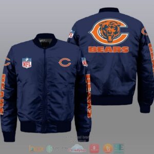 Chicago Bears NFL Style Bomber Jacket For Fans