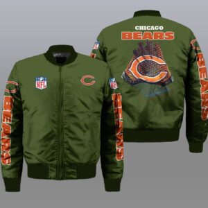 Chicago Bears NFL Style Bomber Jacket For Fans