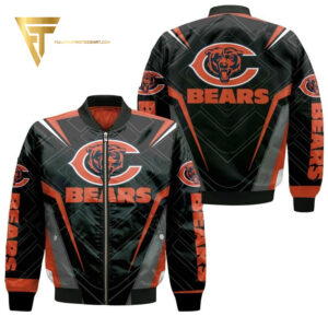 Chicago Bears NFL Style Bomber Jacket For Fans