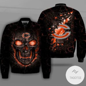 Chicago Bears NFL Style Bomber Jacket For Fans