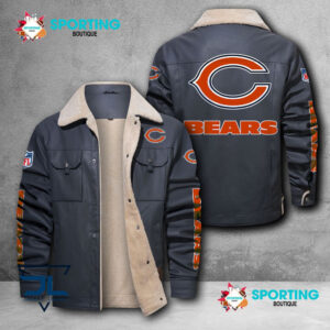Chicago Bears NFL Style Leather Jacket For Fans