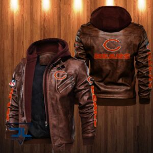 Chicago Bears NFL Style Leather Jacket For Fan