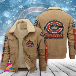 Chicago Bears NFL Style Thermal Cotton Jacket Prim For Fans