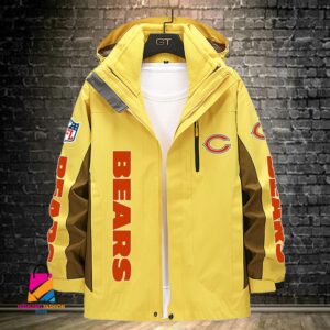 Chicago Bears NFL Style Windbreaker Jacket For Fans