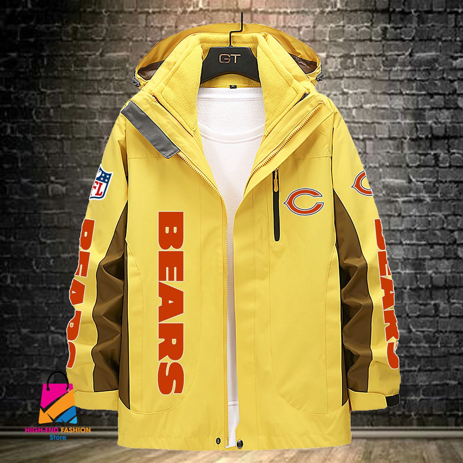 Chicago Bears NFL Style Windbreaker Jacket For Fans