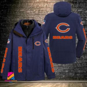 Chicago Bears NFL Style Windbreaker Jacket For Fans