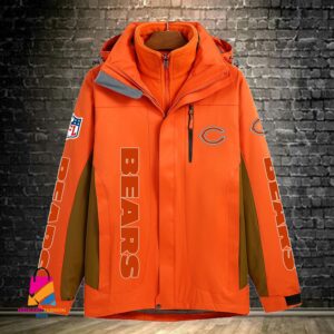 Chicago Bears NFL Style Windbreaker Jacket For Fans