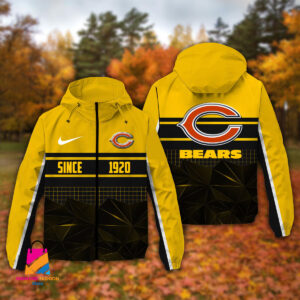 Chicago Bears NFL Style Windbreaker Jacket For Fans