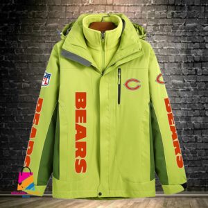 Chicago Bears NFL Style Windbreaker Jacket For Fans