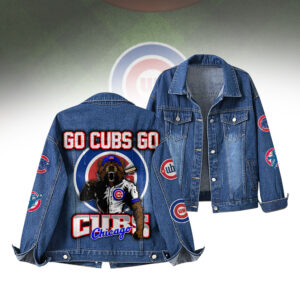 Chicago Cubs MLB Denim Jacket Gift For Fans