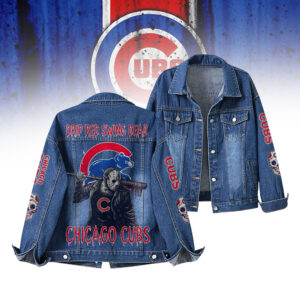 Chicago Cubs MLB Denim Jacket Gift For Fans